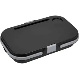 Serendipio Brannigan Collapsible Picnic Basket Black Flat